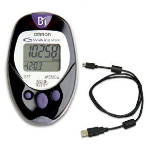 A pedometer counts the steps of the person who carries it. It was a great motivator (still is) for my husband in the rehabilitation of his physical dysfunction
